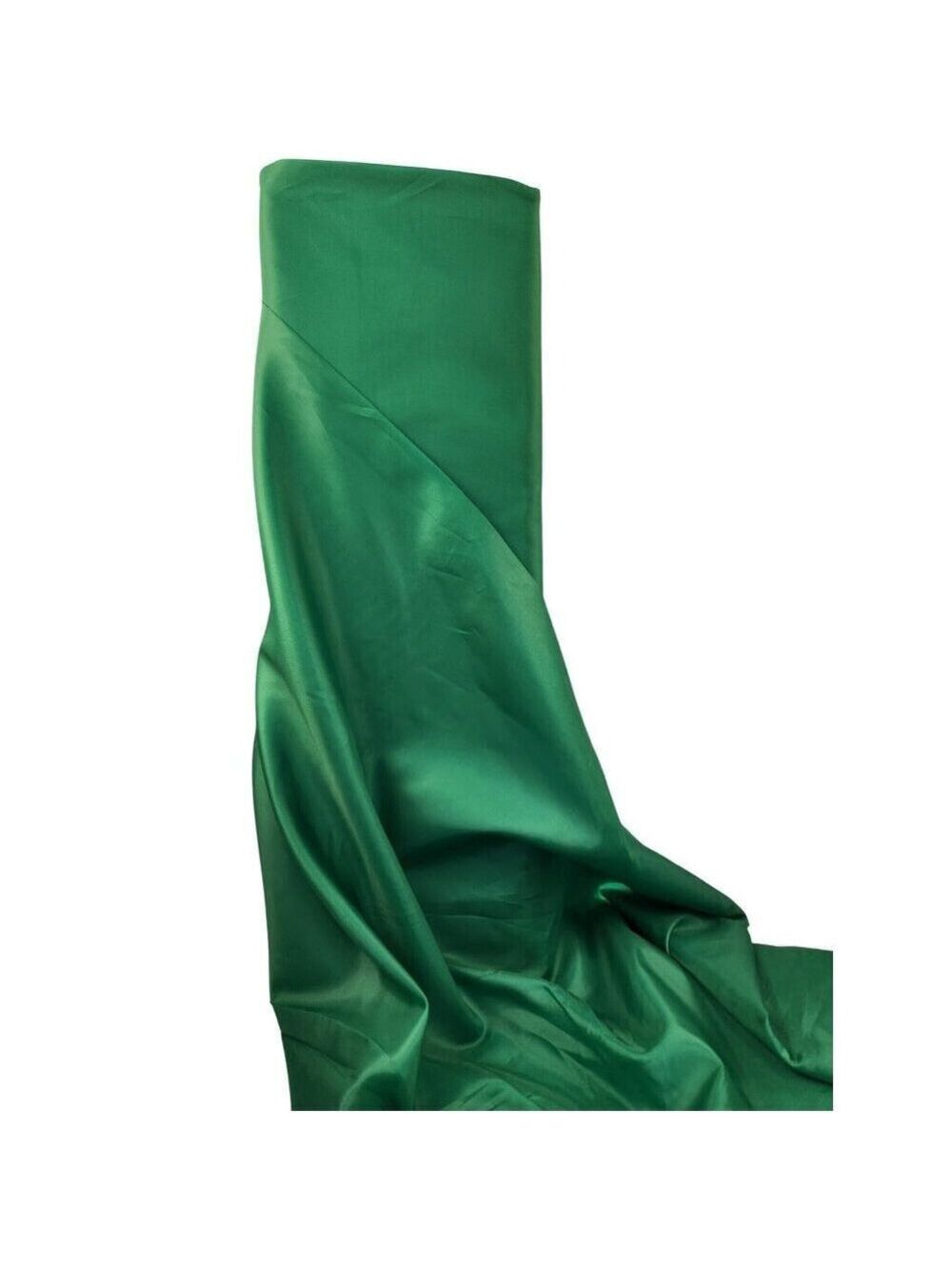 Emerald Green Nylon Lining Fabric 42 Wide Satin Finish By The Yard
